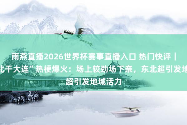 雨燕直播2026世界杯赛事直播入口 热门快评｜“全东北干大连”热梗爆火：场上较劲场下亲，东北超引发地域活力