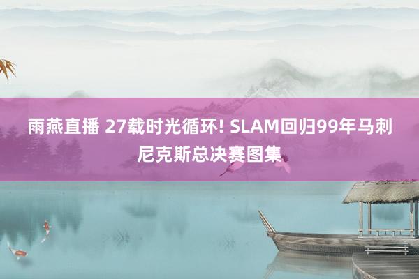 雨燕直播 27载时光循环! SLAM回归99年马刺尼克斯总决赛图集
