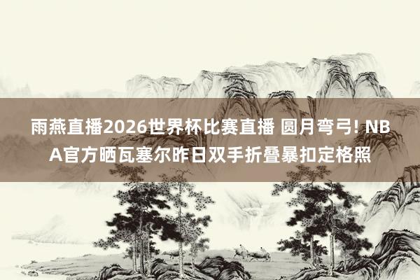 雨燕直播2026世界杯比赛直播 圆月弯弓! NBA官方晒瓦塞尔昨日双手折叠暴扣定格照