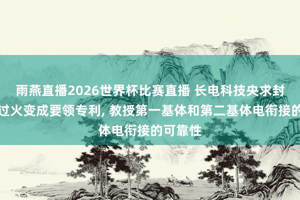 雨燕直播2026世界杯比赛直播 长电科技央求封装结构过火变成要领专利， 教授第一基体和第二基体电衔接的可靠性